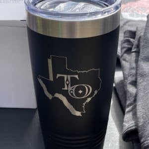 Tumbler - Black 20 oz
